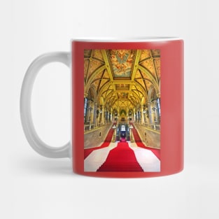 Lavish staircase in Budapest Mug